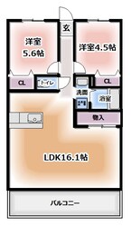 グレースコート香里園の物件間取画像